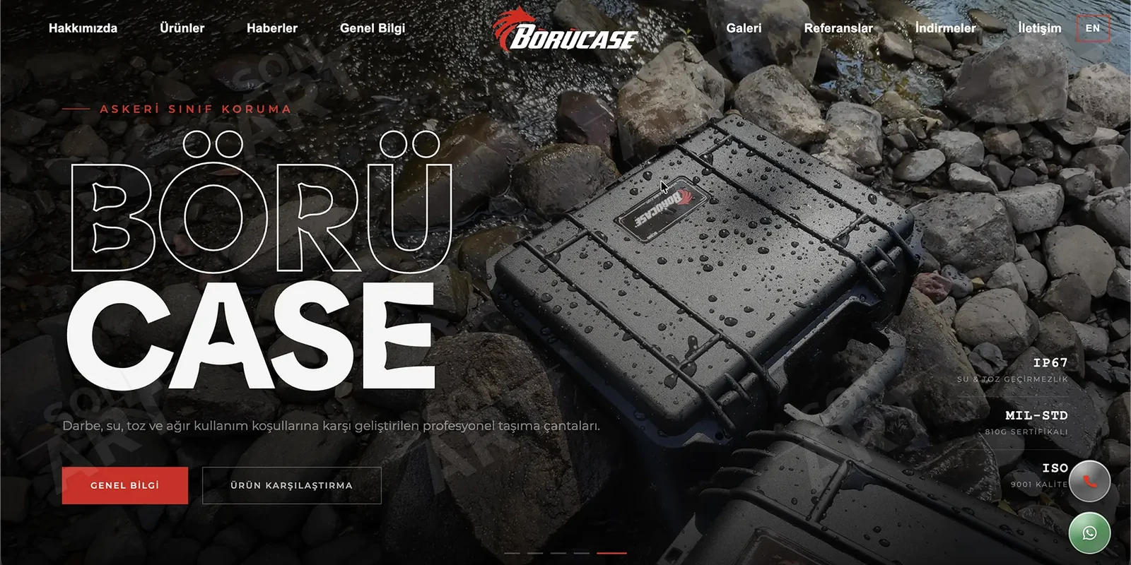 Börücase web sitesi tasarımı
